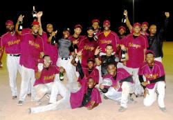  Vikings celebrate 2012 AA Baseball championship. 